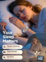 Baby Monitor with Camera and Audio Watch, Wearable Portable 2'' HD Baby Monitor No WiFi, 1080P Video Loop, Night Vision, 2-Way Audio, SD Card Included, Cry & Temp Sense, Alarm & Lullabies - Image 4