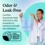 Because Incontinence Disposal Bags, Tear Resistant Disposal Bags for Men & Women, Extra-Large, Leak Protection, Odor Blocking, 50 Count - Image 3