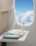 Momcozy Bottle Brush Set - Baby Bottle Cleaner Kit with Silicone Brush, Nipple Brush, Straw Brush, Soap Dispenser, Drying Rack - 7 in 1 Bottle Cleaning Tool for Home and Travel, Green - Image 6