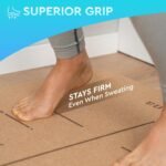 Natural Cork Yoga Mat with Alignment Lines and 55 Instructional Cards in 7 Themes for Beginner - Non-Slip Eco Friendly - 183x66x5mm for Home Workouts, Balance & Precision - Image 5