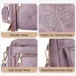 Crossbody Bags for Women Trendy Leather Crossbody Purse Shoulder Handbags Butterfly Design - Image 5
