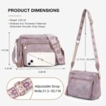 Crossbody Bags for Women Trendy Leather Crossbody Purse Shoulder Handbags Butterfly Design - Image 6