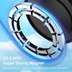 Magnetic Golf Cart Phone Holder, Phone Mount Holder Compatible with MagSafe iPhone/Galaxy/Smartphones, Golf Cart Accessories for EZGO Club Car Yamaha Icon, Gift for Men Women - Image 3