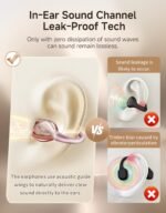 King Lucky Clip On Earbuds Wireless Bluetooth 5.4-Open Ear Earbuds&Headphones,50H Playtime,IPX5 Waterproof,ENC,Multipoint,Ideal for Running,Sport,Workout,Compatible with Glasses&Small Ears - Image 5