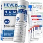 21-in-1 Home Drinking Water Testing Kit - 120 Strips + 4 Bacteria Tests - Tap and Well Water Test Kit, Easy to Test and Read for Hardness, Lead, Iron, Fluoride, pH, Copper, Bacteria and More - Image 2
