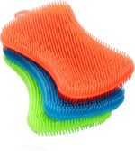 3PCS OstWony Silicone Dish Sponges, Super Food-Grade Silicone Sponges, Multi-Purpose and Efficient Sponge Kitchen Gadgets, Especial Delicate Kitchen Sponge Brush - Image 2