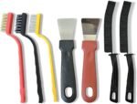 7 Pcs Multi-Purpose Crevice Cleaning Brush Tool for Stubborn Kitchen Grease Stains, Bathroom Crevices, Window Gutters, Tiles and Faucets - Image 2