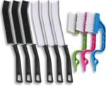 9 Pcs Crevice Cleaning Brush, Bathroom Gap Brush, Hand-held Groove Gap Cleaning Tools, Multifunctional Crevice Gap Small Cleaning Brush Tool, Shutter Door Window Track Kitchen Cleaning Brushes Kit - Image 2