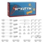 Baby Proofing Kit, 45 Pack Child Safety Pack – Cabinet & Drawer Locks, Corner Guards, Outlet Covers, Universal Safety Straps, U-Shaped Locks, Door Stopper，Keep Your Child Safe at Home - Image 2