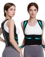 Back Brace Posture Corrector for Women and Men, Adjustable Upper and Lower Back Support for Pain Relief, Hunchback, Scoliosis, Comfortable and Invisible Under Clothes - Image 2
