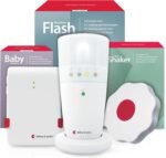 Bellman & Symfon Baby Cry Monitor with Flash Receiver and Bed Shaker – Non-WiFi Baby Monitoring System with Light & Vibration Alerts – Ideal for Deaf, Hard of Hearing and Deep Sleepers - Image 2