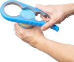 Bloss Anti-skid Jar Opener Jar Lid Remover Rubber Can Opener Kitchen Grippers To Remove Stubborn Lids, Caps and Bottles Great Kitchen Gadgets For Small Hands or Seniors,Blue - Image 2