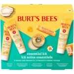 Burt's Bees Valentine's Day Gift Ideas - Essentials Everyday Set, 5 Travel Size Products - Deep Cleansing Cream, Hand Salve, Body Lotion, Foot Cream and Original Lip Balm - Image 2