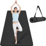 CAMBIVO Extra Wide Yoga Mat for Women and Men (72"/84"x 32"x 1/4") TPE Workout Mat, Non-slip Large Exercise Fitness Mat for Yoga, Pilates, Workout - Image 2