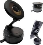 Car Phone Holder Mount with Nano Gel Vacuum Magnetic Suction,Magsafe Car Holder, Phone Mount for Car/Home/Workplace, Compatible for Phones - Image 2