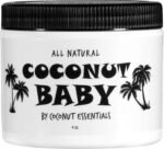 Coconut Essentials Coconut Baby Oil - Natural & Organic Moisturizer, Hair Oil for Cradle Cap Treatment, Newborn Sensitive Skin, Eczema & Psoriasis Relief, Unscented, Sunflower & GrapeSeed 4 floz - Image 2