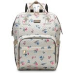 Diaper Bag Backpack, Diaper Bags for Baby Girls Boys, Baby Bags for Moms Dads, Nappy Changing Bag with Insulated Pockets,Multi-functional Waterproof Backpack with Stroller straps-Beige Flowers - Image 2