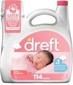 Dreft Stage 1 Newborn Baby Liquid Laundry Detergent, Gentle on Sensitive Skin, HE Compatible, 114 loads - Image 2
