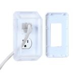 EUDEMON Baby Safety Electrical Outlet Cover Box Childproof Large Plug Cover for Babyproofing Outlets Easy to Install & Use (1 Pack,Transparent) - Image 2