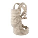 Ergonomic Baby Carrier Newborn to Toddler, Lightweight & Breathable Cotton Infant Carrier for Hands Free Comfort (Houndstooth) - Image 2