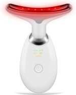 Face and Neck Massager Tools, Portable Facial Beauty Device,Facial Massager with 7 Color LED Lights for Skin Care - Image 2