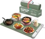 Food Warming Mat - Day Gifts & Kitchen Gadget, Electric Warming Tray with 6 Heat Settings,6 Timers,Graphene Rapid Heating, Portable & Rollable,Easy Clean-Food Warmers for Parties, Buffets & Daily Use - Image 2