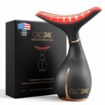 GLO24K Red Light Face & Neck Beauty Device – 3-in-1 Facial Massager Tool with LED & Vibration for Skin Revitalization and Neck Firming - Image 2