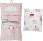 HAMUR Baby Diaper Bag Organizer – Travel-Friendly, Compact & Foldable | Stroller Pouch for Newborn Essentials – Must-Have for Boys & Girls (Elephant) - Image 2