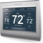 Honeywell Home RTH9585WF1004 Wi-Fi Smart Color Thermostat, 7 Day Programmable, Touch Screen, Energy Star, Alexa Ready, Gray - Image 2