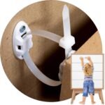 Inaya 12 Pack Furniture Anchors for Baby Proofing, Bookshelf Anchors to Wall, Dresser Wall Safety Anchor，Heavy-Duty Anti-Tip Furniture Straps for Cabinets, Closets, Bookshelf and TVs - Image 2