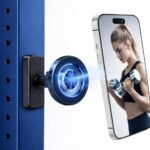 LEPHYON Magnetic Phone Holder for Gym, Ultra Strong Magnet Phone Mount for Exercise Equipment, Compatible with iPhone Samsung All Cell Phones, Adjustable 360° Rotation, No-Slip Workout Accessory - Image 2