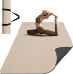 Large Yoga Mat (6'x 4') - Extra Long and Wide Workout Mat for Men and Women,Non-Slip POE 0.32''/0.4'' Thick Fitness Mat, Eco-Friendly, Thick Wide Exercise Mat for Home Workouts,Ideal for Yoga and Pilates. - Image 2