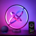 Lepro TB1 AI Smart Table Lamp, RGB+IC Addressable Color Changing Desk Light Alexa Google Home Enable, Music Sync, DIY Endless Scenes, APP Control Cool LED Lamp for Room Decor Ambient Lighting, 2.4 GHz - Image 2