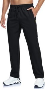 Men's Lightweight Hiking Pants Breathable Quick Dry Fit Waterproof Camping Fishing Running Athletic Active Jogger Pant - Image 2