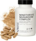 MindThrive Mushroom Complex – Lion's Mane, Turkey Tail, Cordyceps, Reishi & Shiitake – Everyday Dose for Sharp Focus, Natural Energy, Calm Strength & Immune Health (60 Capsules) - Image 2