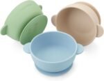 PandaEar 3 Pack Baby Bowls with Suction| Stay Put Silicone Food Bowl for Babies Kids Toddlers Infants| Food Grade Soft Safe BPA-Free Silicone (Multi-Color) - Image 2