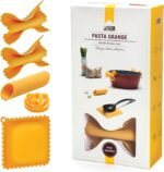 Pasta Grande - Fun Pasta Shaped Silicone Kitchen Tools in a Gift Box / 4 of our Pasta-shaped kitchen gadgets in one festive giftbox/Farfalloni, Ravioli, Penneli & Mafaldine/by Monkey Business - Image 2