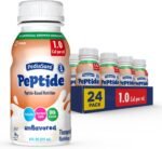 PediaSure Peptide 1.0 Cal, Peptide-Based Formula, Sole-Source Nutrition Drink for Tube Feeding or Oral Nutrition, Unflavored, 8-fl-oz Bottle, Pack of 24 - Image 2