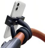 Portable Phone Holder Stand for Bed, Stroller, Desk, Car with Gooseneck Flexible Arm - Stable, Secure & Adjustable Fit on Treadmill, Wheelchair, Tree for GoPro & Cell Phones Used at Home, Work, Travel - Image 2