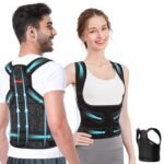 Posture Corrector Back Brace for Women & Men – Adjustable Full Back Support with Shoulder Straightener for Posture Support, Scoliosis, Hunchback, Upper & Lower Back Pain Relief and Spine Alignment, Pack of One (Medium) - Image 2