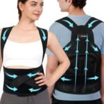 Posture Corrector for Men and Women, Upper Back Support Brace with Adjustable Shoulder Straps for Comfortable Posture Training – Invisible Under Clothing (Large 35.4-41.3‘’) - Image 2