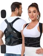 Posture Corrector for Women and Men with Bionic System, Precise Full Back Support Back Brace for Upper and Lower Back Pain Relief with Two 3D Pads - Image 2