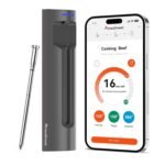 S Pro Wireless Meat Thermometer, Bluetooth Thermometer, Smart Digital Wireless Meat Thermometer with App Control, IP69 Waterproof, Digital Cooking Thermometer for BBQ, Oven, Grill, Smoker - Image 2