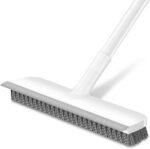 SetSail Floor Scrub Brush with 48-Inch Long Adjustable Handle 2 in 1 Scrape Brush Stiff Bristle Floor Scrubber for Cleaning Shower Bathroom Garage Kitchen Wall Deck Tub Tile - Image 2