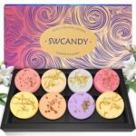 Shower Steamers Aromatherapy SWCANDY 8 Pack Gifts for Women Valentines Day for Her, Adults, Mom, Men Natural Essential Oils Home Spa Self Care Stress Relief Relaxation Bath Bombs Decorations Flower - Image 2