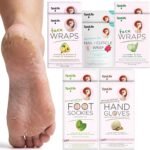 SpaLife 10 Piece Korean Face Mask & Moisturizing Hand Gloves Set | Foot Mask Socks for Dry Cracked Hands & Feet | Korean Skincare Cuticle Repair Mask Women | Self Care Gifts for Women | 10 Pack - Image 2