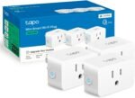 TP-Link Tapo Matter Supported Smart Plug Mini, Compact Design, 15A/1800W Max, Super Easy Setup, Works with Apple Home, Alexa & Google Home, UL Certified, 2.4G Wi-Fi Only, White, Tapo P125M(3-Pack) - Image 2