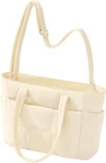 Tote Bag for Women Puffer,Travel Tote Bag with Laptop Compartment Lightweight,Work Handbag with Strap for Gym,Nurse - Image 2