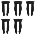 Universal Stove Knob Locks (5-Pack-Black) - Child Proof Gas Stove Safety Lock with Key, Easy Install No Tools Needed, Heat Resistant Baby Proofing Essentials for Kitchen Cooktop - Image 2