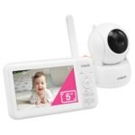 VTech Video Baby Monitor with 5" LCD Screen, Up to 17Hrs Video & 31Hrs Audio Battery Life, Night Vision, 1000ft Range, Pan-Tilt-Zoom, Lullabies, Soothing Sounds, Temperature Sensor, No WiFi: 924W - Image 2